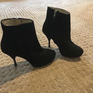 Emerson Fry Suede Ankle Booties